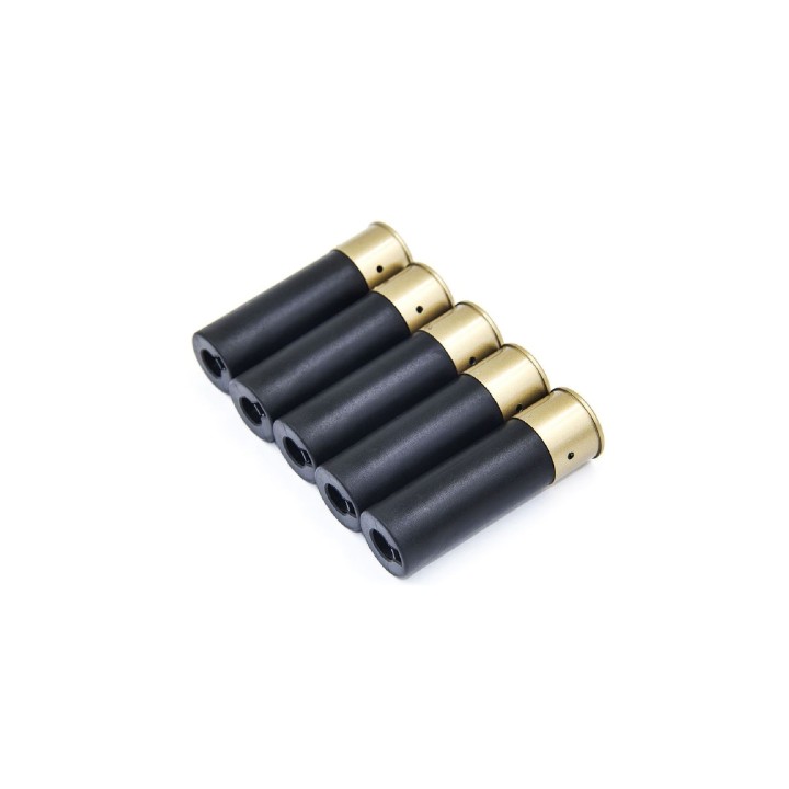 CARTOUCHES FUSIL A POMPE 15BBS 6PCS NOIR