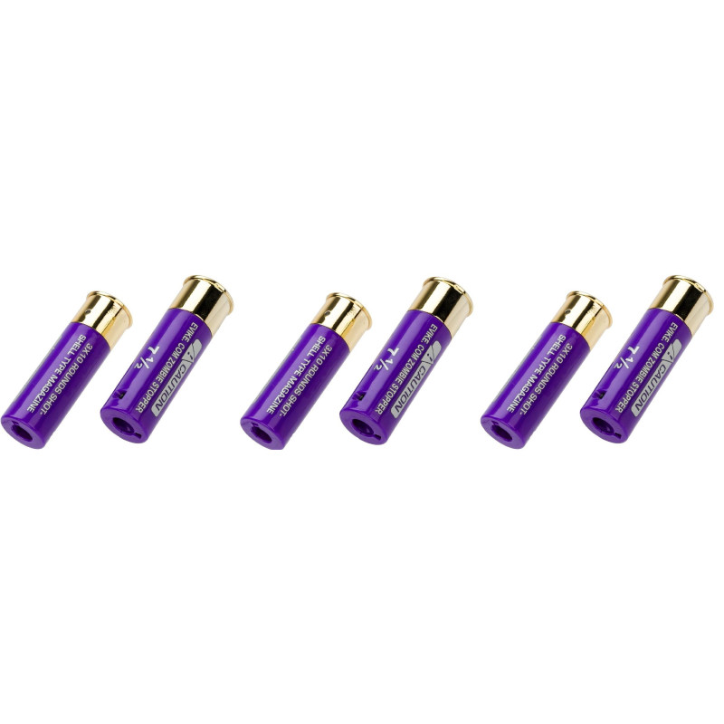CARTOUCHES FUSIL A POMPE 15BBS 6PCS PURPLE