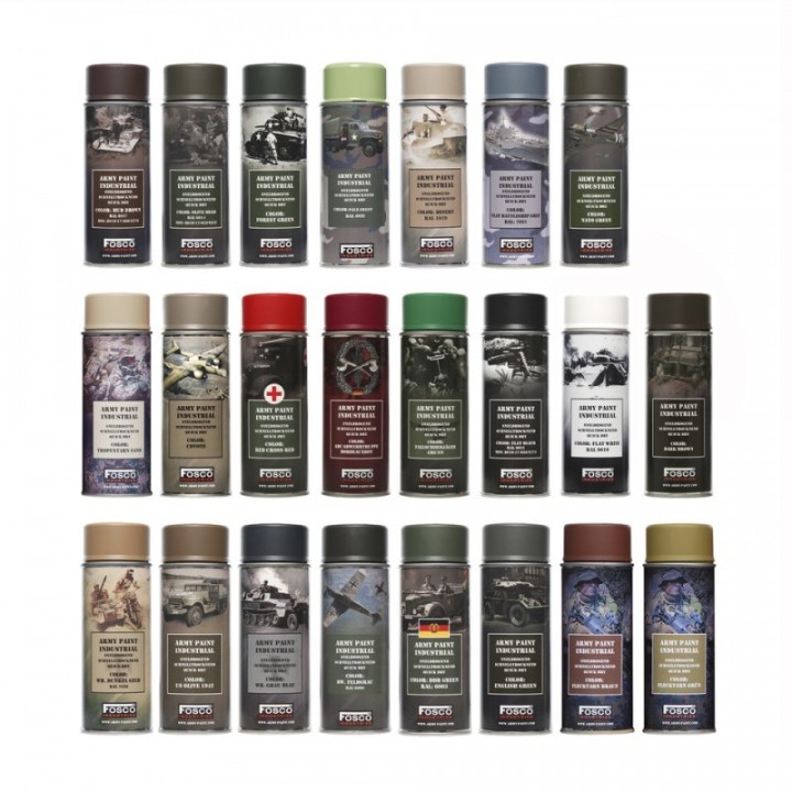 BOMBE PEINTURE MILITAIRE PANZER GRUN