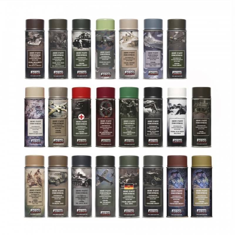 BOMBE PEINTURE MILITAIRE DESERT