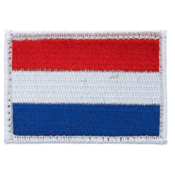 PATCH : DRAPEAU HOLLANDE AVEC VELCRO 1068