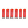 CARTOUCHES FUSIL A POMPE 15BBS 6PCS ORANGE