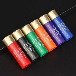 CARTOUCHES FUSIL A POMPE 15BBS 6PCS MULTICORES