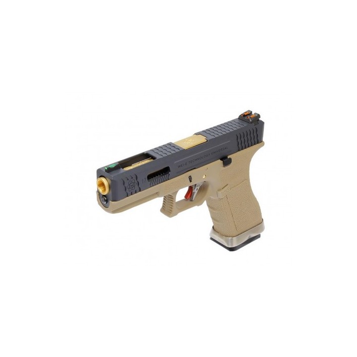 Pistolet airsoft GBB custom WE R17 T6 type Glock 17