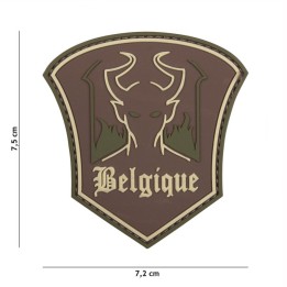 PATCH 3D PVC DEVIL Belgique red