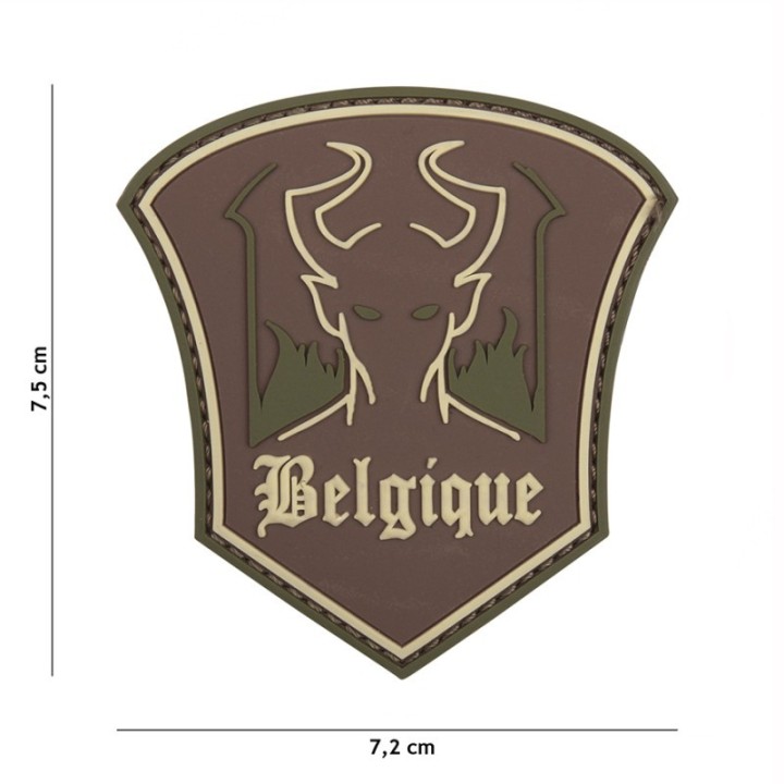 PATCH 3D PVC DEVIL Belgique red