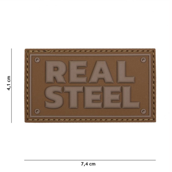PATCH 3D PVC REAL STEEL