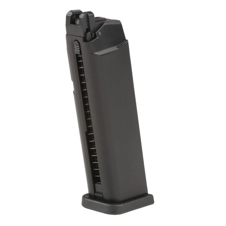 Chargeur airsoft UNIVERSEL Glock 17 / G17 / G18C / R17 / R18 / KP-17 / KP-18 - Gaz - WE magazine GBB