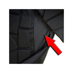 Paintball chest protector Black Eagle - Black taille Kids