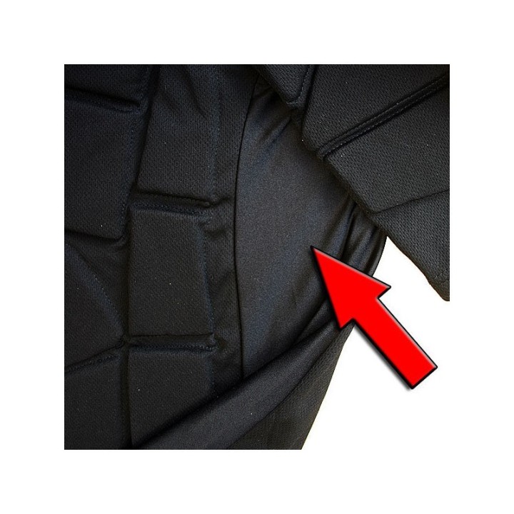Paintball chest protector Black Eagle - Black taille Kids