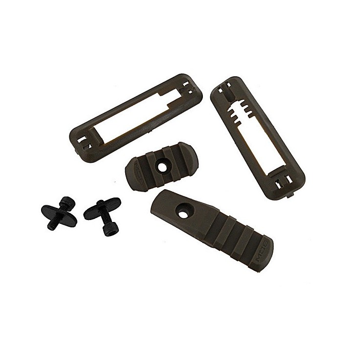 Kit rail pour garde main commando Black - Rails et anneaux
