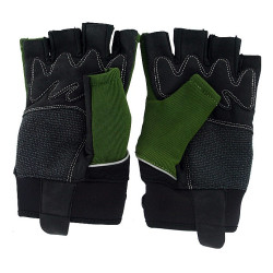 Mitaines airsoft vert taille L