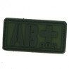Patch PVC groupe sanguin AB+ olive