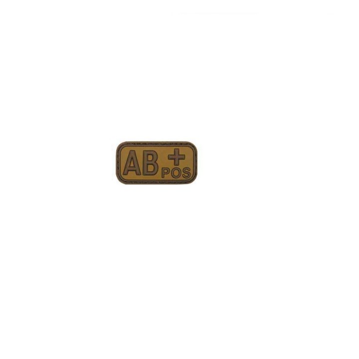 Patch AB+ POS Beige - Gilet tactique - AIRSOFT - PAINTBALL ATLANTIC