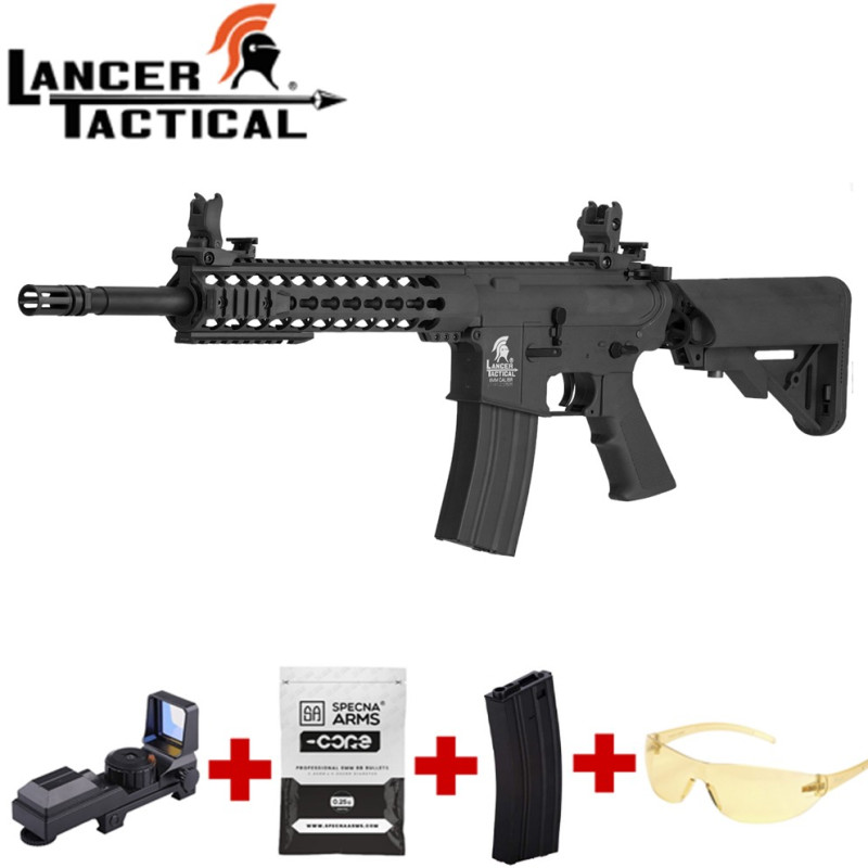 Pack LT-19 G2 M4 Keymod 10' noir 1j