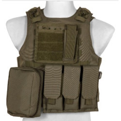 Gilet tactique type FSBE - vert olive