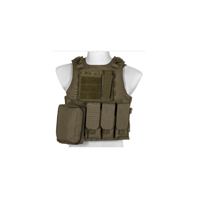 Gilet tactique type FSBE - vert olive