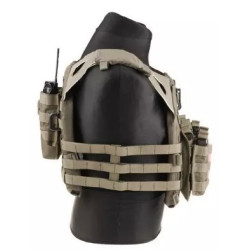 Gilet tactique type de saut - vert olive