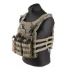 Gilet tactique type de saut - vert olive