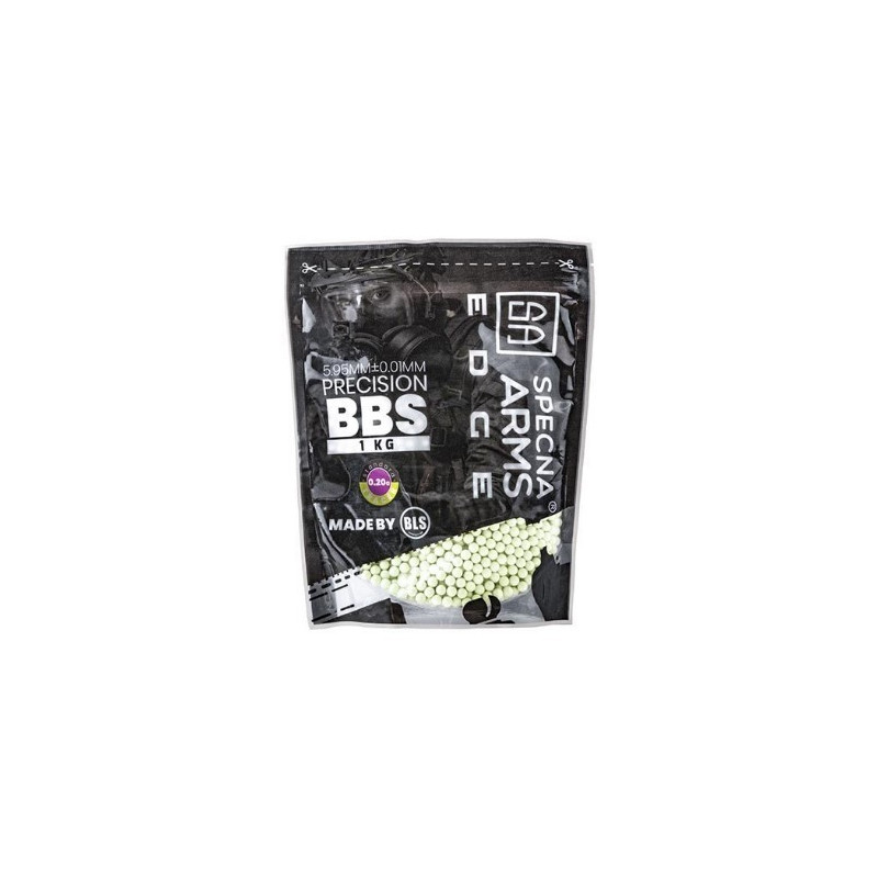Billes de précision Specna Arms EDGE™ Tracer 0.20g - 1kg - Vert