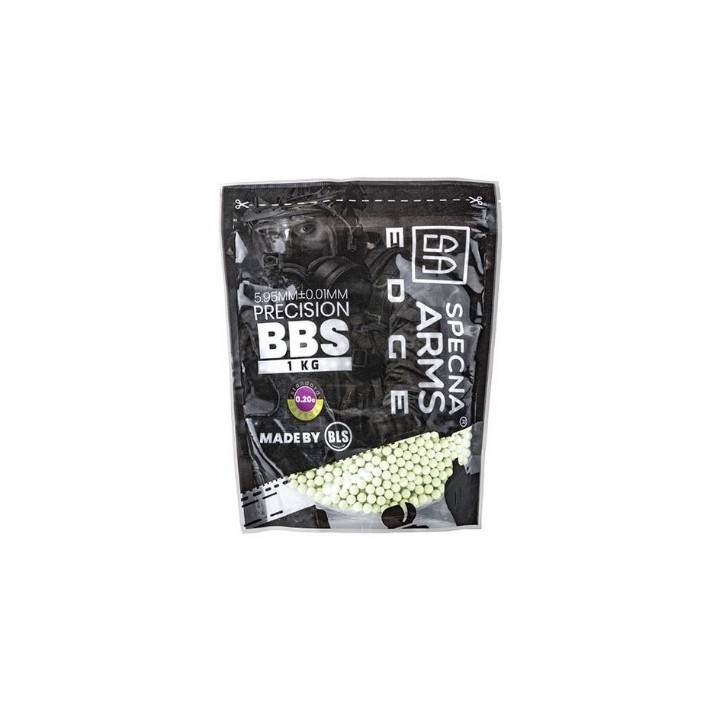 Billes de précision Specna Arms EDGE™ Tracer 0.20g - 1kg - Vert