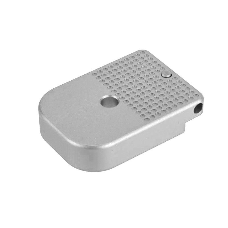 D01 Dottac Magazine Base- Silver Hi-Capa