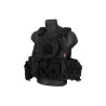 GILET TACTIQUE ROYAL NOIR (V1026B)