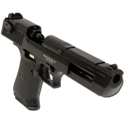 Réplique airsoft DESERT EAGLE CO2 6 mm C. Mobile 21 BB's (chargeur court)