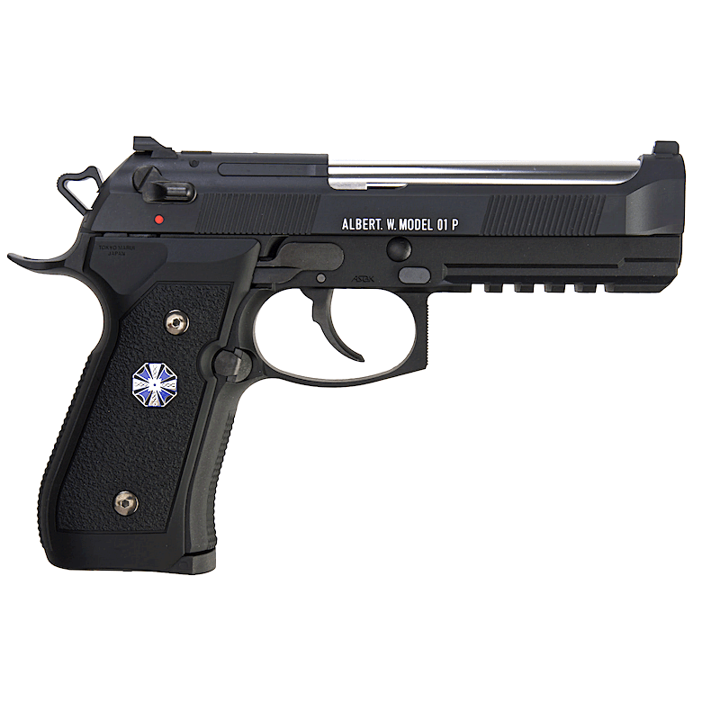 Edition limitée GBB gaz M92 Biohazard Albert W. Model 01P 0,8J