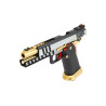 GBB HX2031 SEMI / FULL AUTO Noir & Chrome gaz 1.0J
