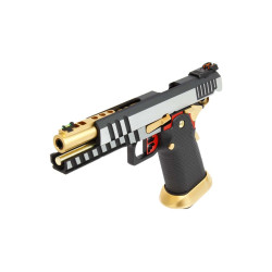 GBB HX2031 SEMI / FULL AUTO Noir & Chrome gaz 1.0J