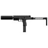 airsoft Vorsk SMG VMP-1X gris avec silencieux 0.95J