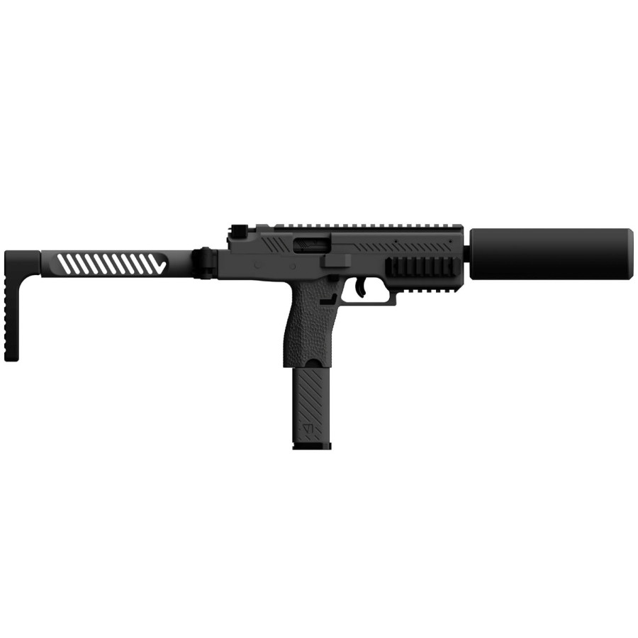 airsoft Vorsk SMG VMP-1X gris avec silencieux 0.95J