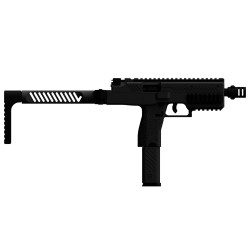 Pistolet Mitrailleur SMG VMP-1 Noir 0.95J - Réplique Airsoft à Gaz