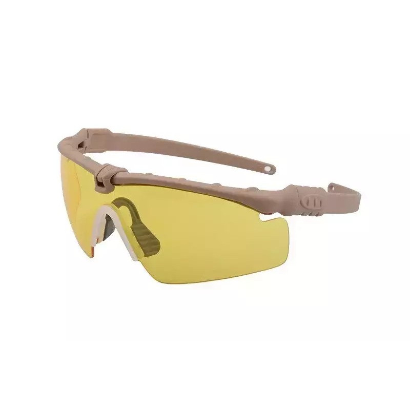 Lunettes tactiques - Tan / Yellow
