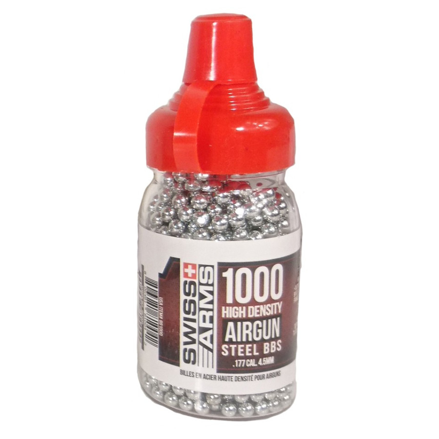 Swiss Arms steel balls 4.5 mm - Bottle of 1000 balls
