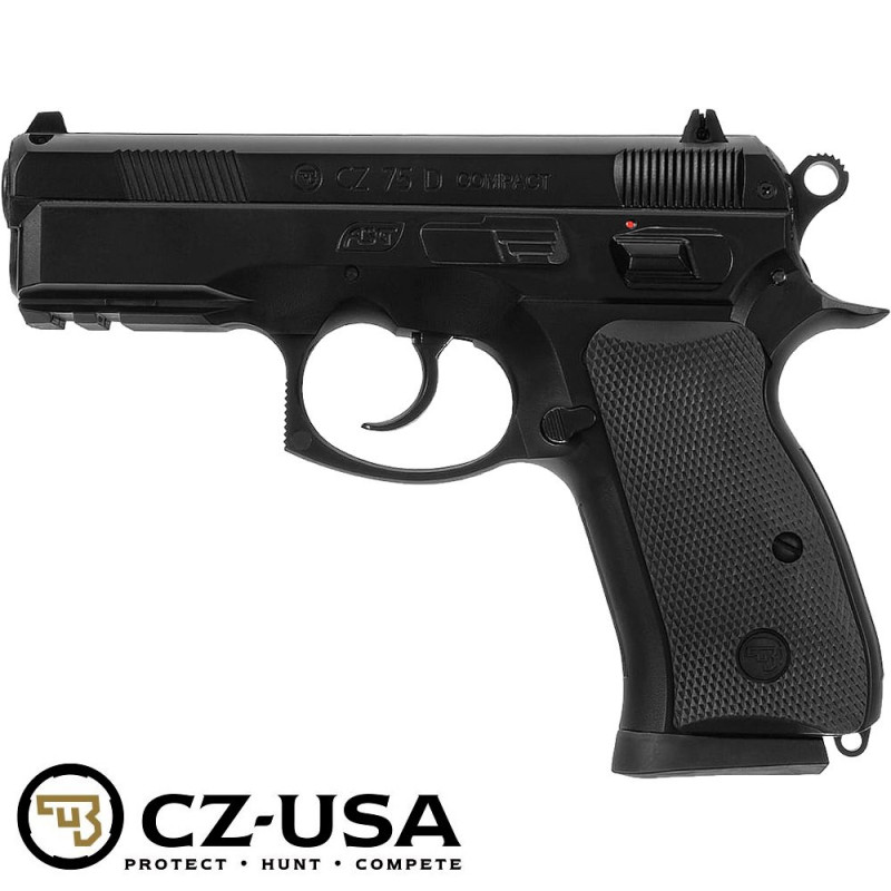 CZ 75D Compact Airsoft Replica Cheap – 0.4 Joule Spring Pistol