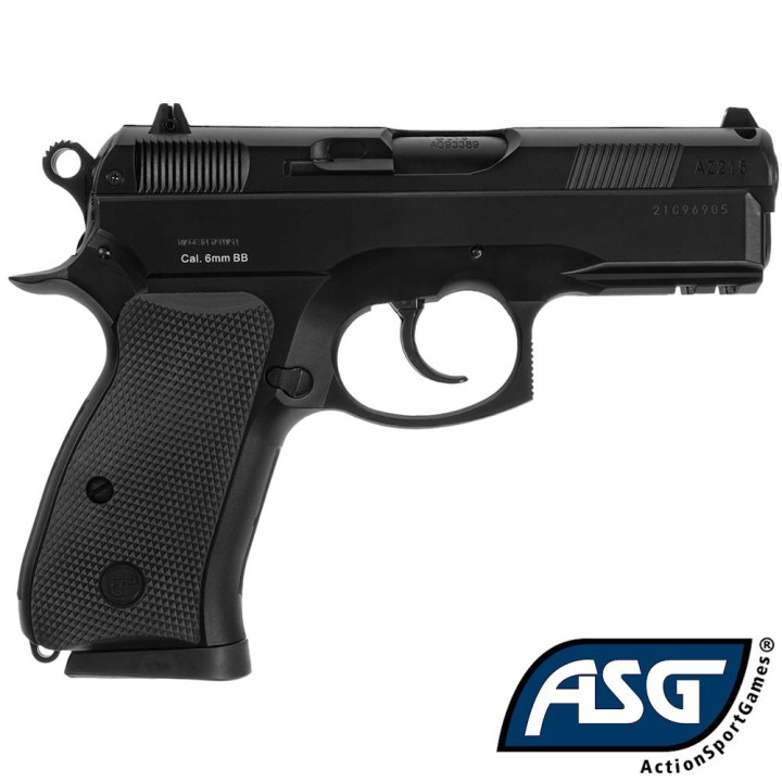 CZ 75D Compact Airsoft Replica – 0.4 Joule Spring Pistol for Beginners