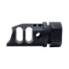 Flash hider, Alu, CNC, 14ccw, EVO Carbine, BLK. .