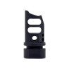Flash hider, Alu, CNC, 14ccw, EVO Carbine, BLK. .