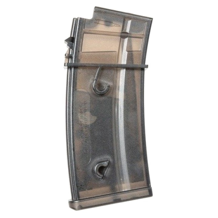 Chargeur hi-cap de 300 billes pour répliques G36 - smoke
