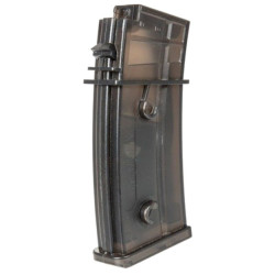 Chargeur hi-cap de 300 billes pour répliques G36 - smoke