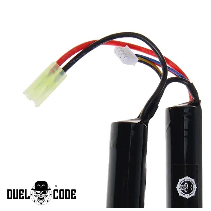 9.6V 1100 mAh LiPo battery for maximum power in your airsoft Replica