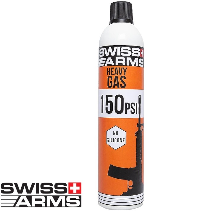 Gas cylinder Swiss Arms M4 Heavy 150 PSI | Dry gas 700 ml for GBBR