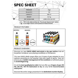 Bouteille de gaz Swiss arms M4 Heavy