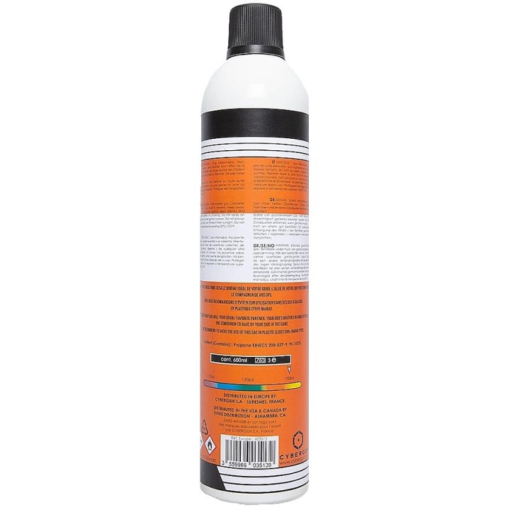 Gas cylinder Swiss Arms M4 Heavy 150 PSI | Dry gas 700 ml for GBBR