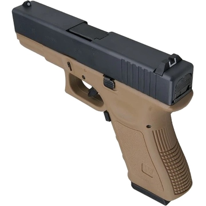 Airsoft Pistol GBB WE R19 Gen3 tan - Replica G19 gas blowback