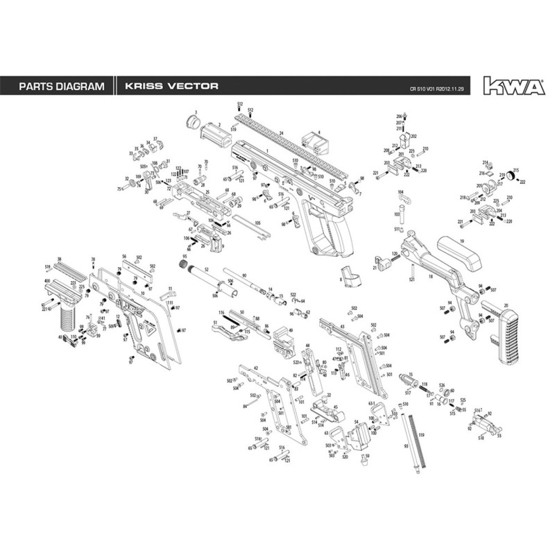 KWA AIRSOFT KRISS VECTOR n°121
