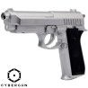 CYBERGUN PT92 silver Co2 BAX 6mm tout metal 15BB's 0,9 J
