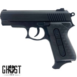 Cheap Spring BB Pistol – Ghost M45 Airsoft Replica, 80 FPS, Black, 6mm, 0.2J, Polymer